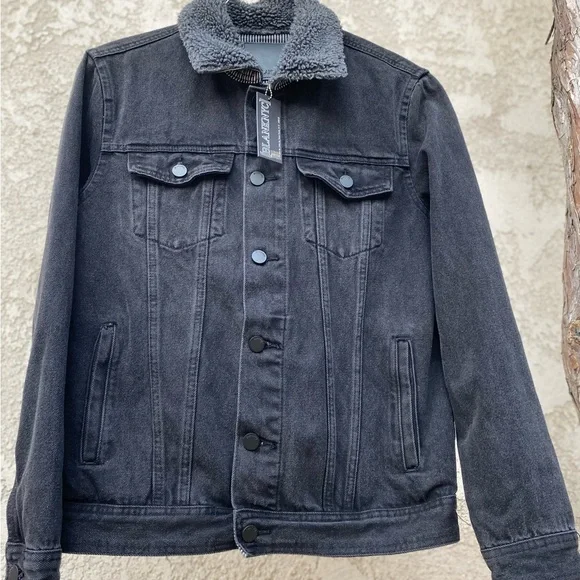 NW Blank NYC choral gray Denim Jacket Sz S - Picture 2 of 12